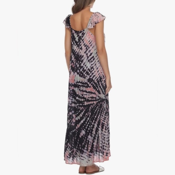 NWT Raviya Black and White Off-Shoulder Maxi Sundress - Picture 2 of 13